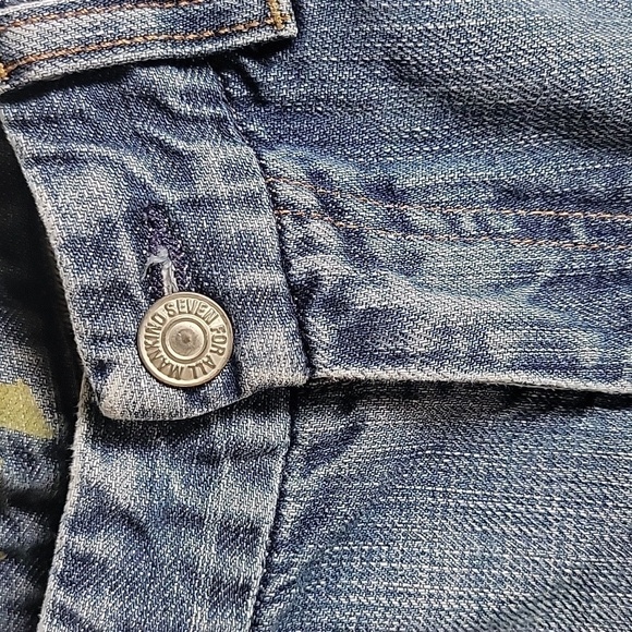 7 for all mankind "A" pocket slim bootcut jeans - Picture 6 of 12